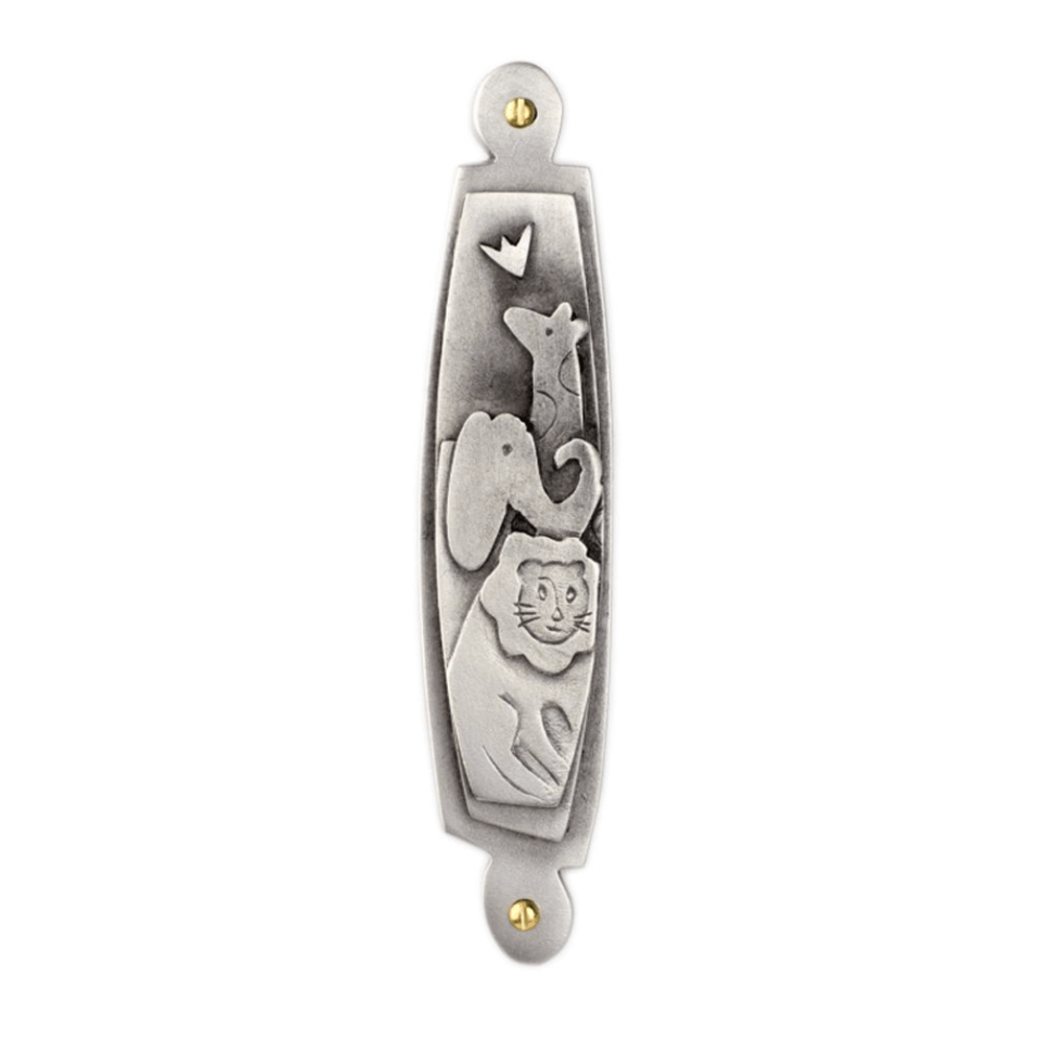 Emily Rosenfeld Mezuzah Default Noah's Ark Mezuzah By Emily Rosenfeld