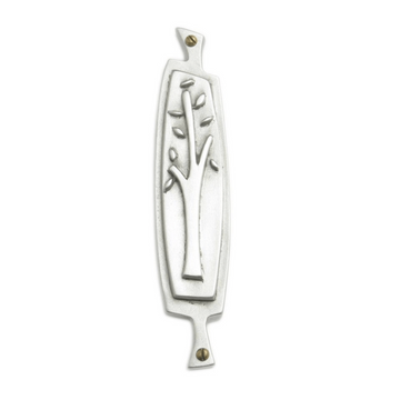 Songbird Mezuzah - 2024 Contemporary Pewter Judaica