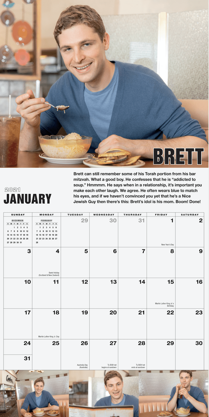 Nice Jewish Guys - Nice Jewish Guys Calendar 2021 - ModernTribe