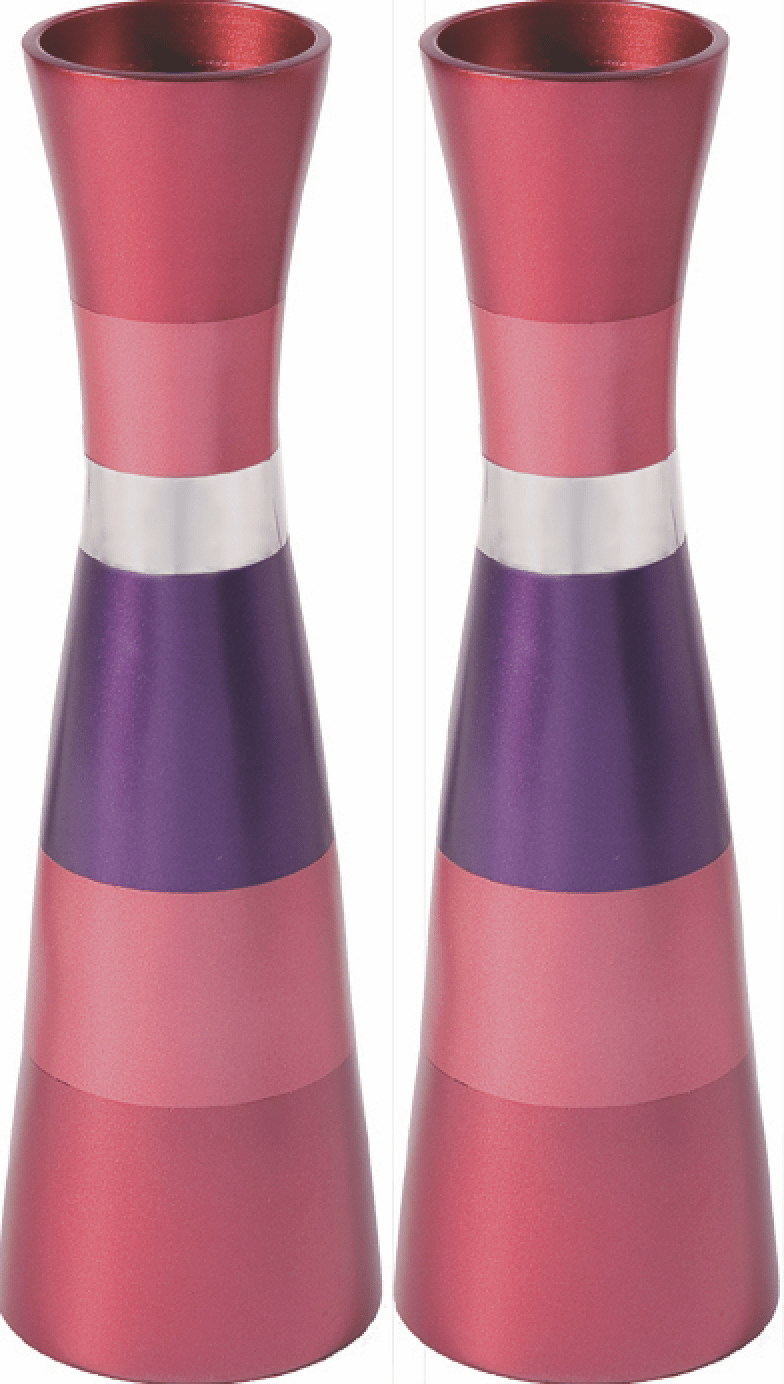 Yair Emanuel - Large Pink Candlesticks by Yair Emanuel - ModernTribe