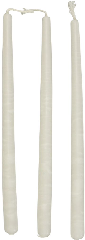 Majestic Giftware - Safed Handcrafted Hanukkah Candles - White Deluxe - ModernTribe