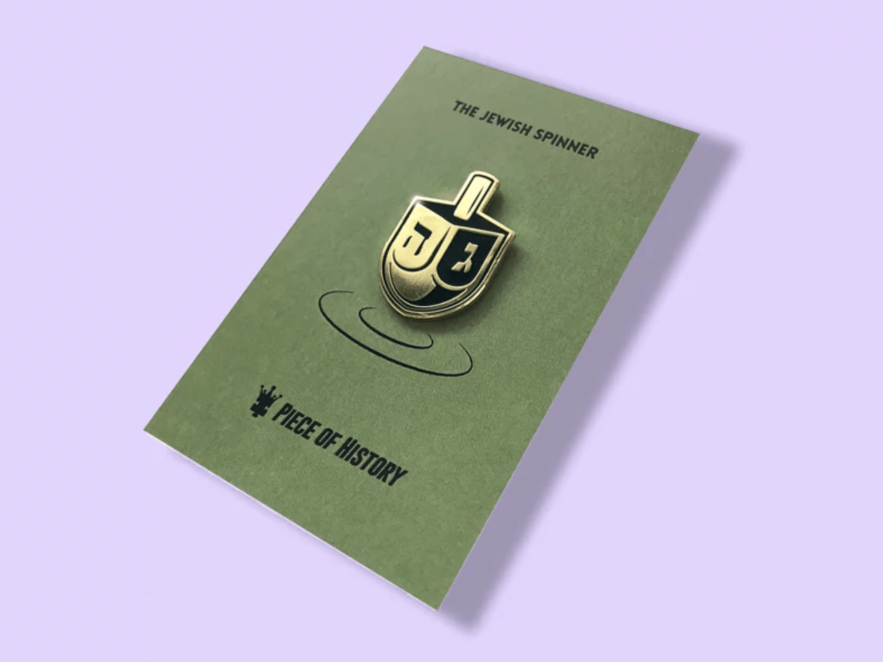 Piece of History - Dreidel Pin - ModernTribe