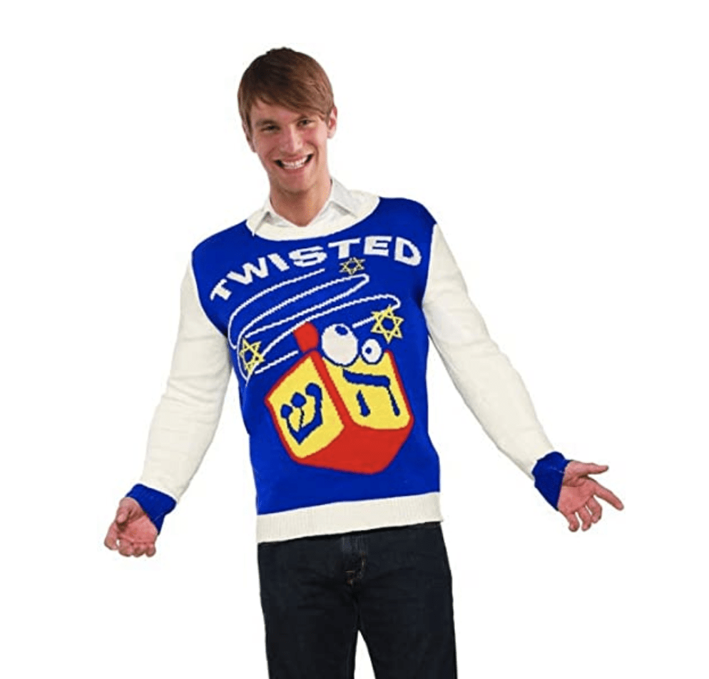 Forum Novelties - Twisted Hanukkah Sweater - Unisex - ModernTribe
