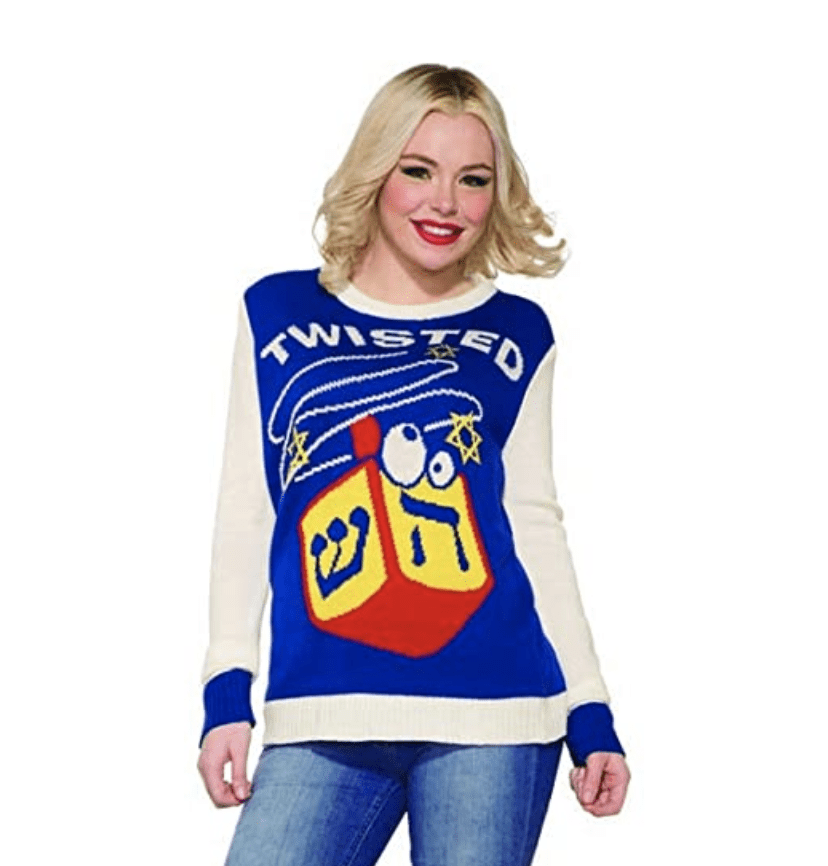 Forum Novelties - Twisted Hanukkah Sweater - Unisex - ModernTribe
