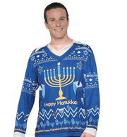 Forum Novelties Sweaters Photo Real Hanukkah Shirt - Unisex