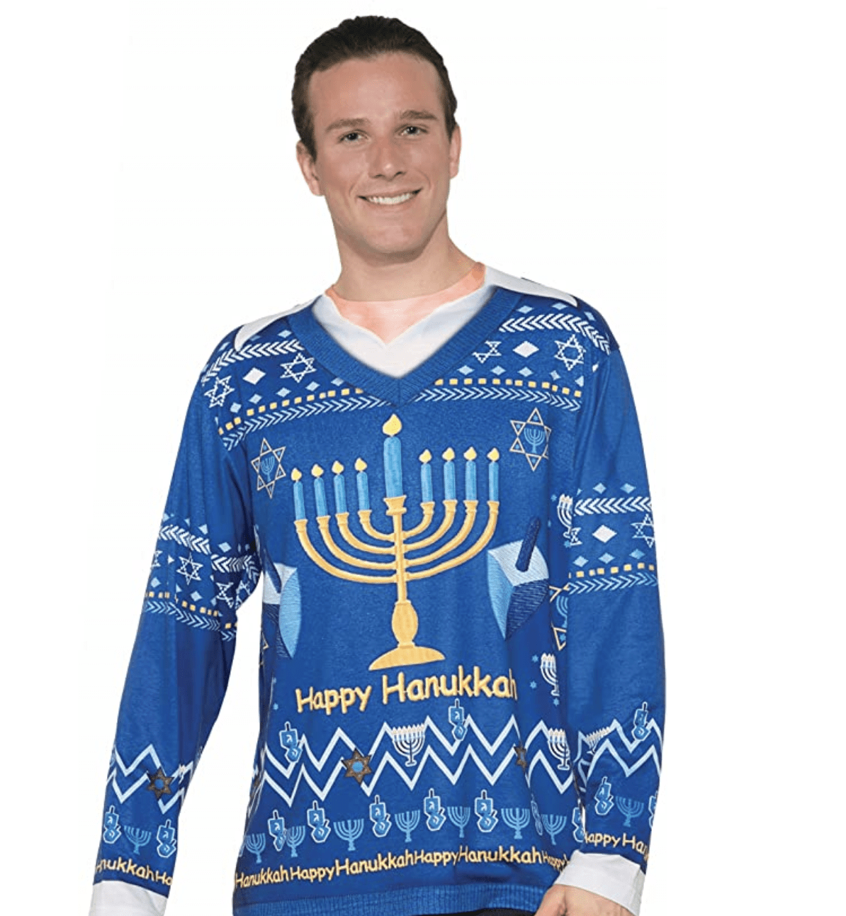 Forum Novelties - Photo Real Hanukkah Shirt - Unisex - ModernTribe