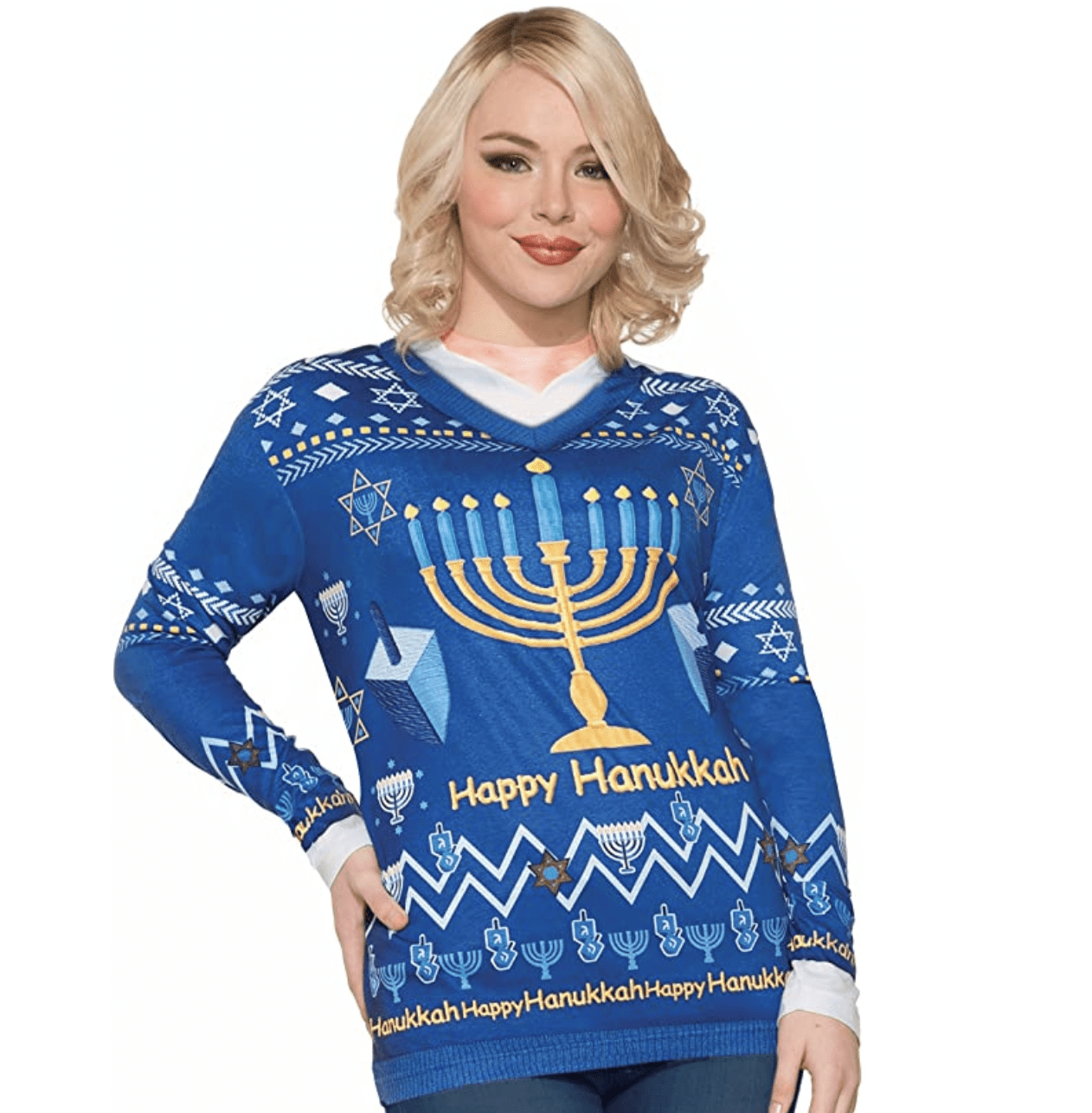 Forum Novelties - Photo Real Hanukkah Shirt - Unisex - ModernTribe