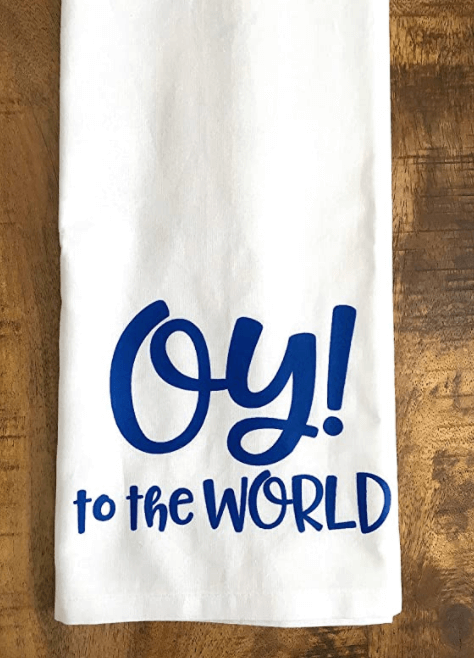 Kitchen Conversation - Oy to the World Tea Towel - ModernTribe