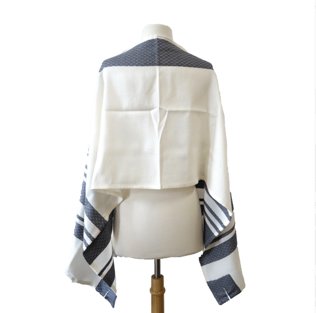Advah - Gray Stripes Traditional Woven Tallit by Advah Designs - ModernTribe