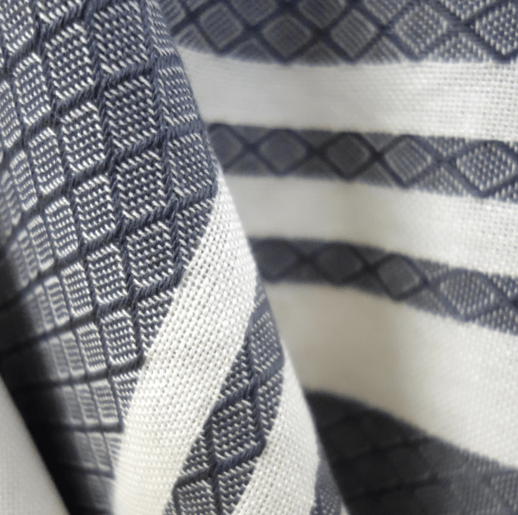 Advah - Gray Stripes Traditional Woven Tallit by Advah Designs - ModernTribe