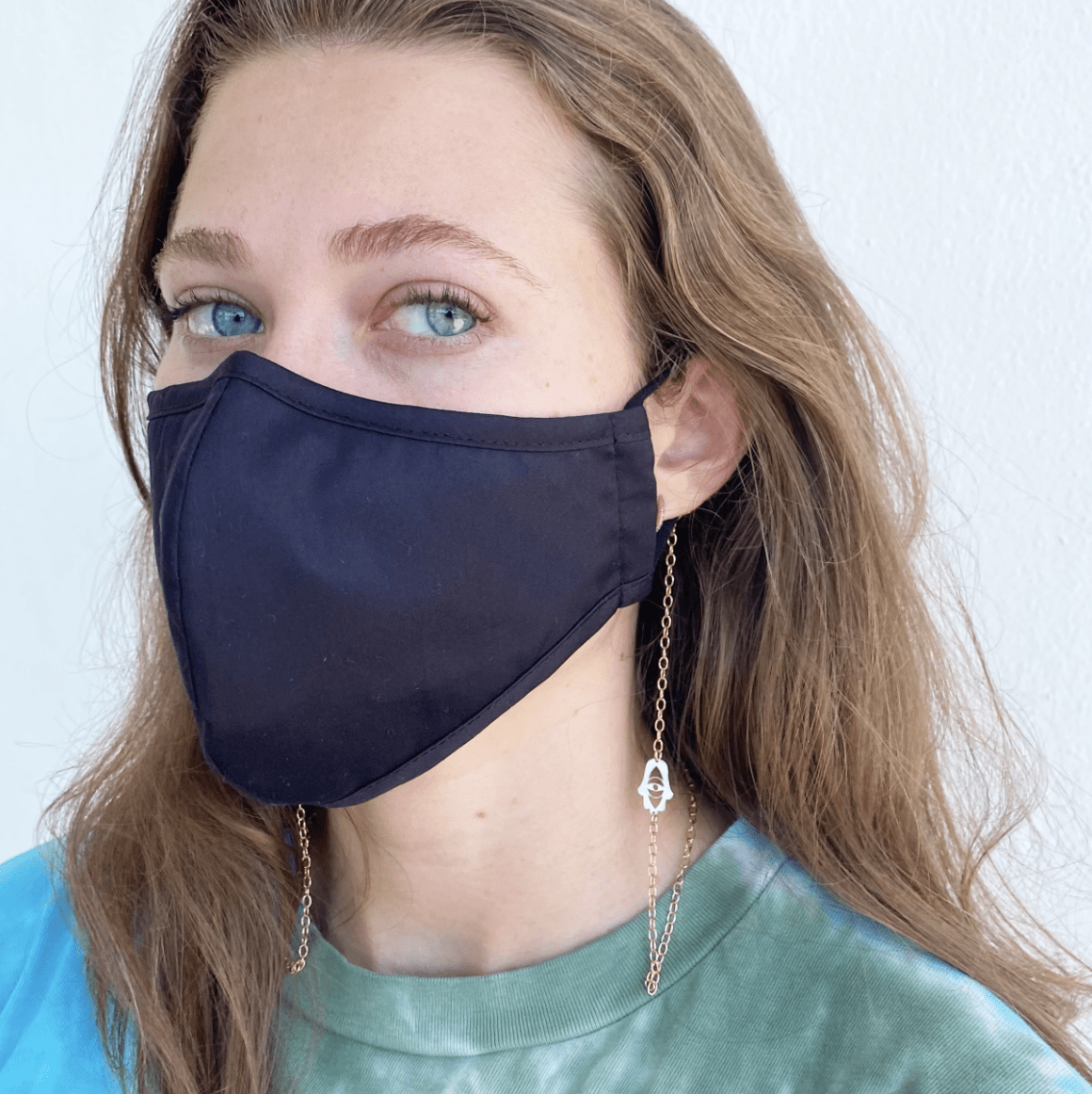 Miriam Merenfeld Jewelry - Hamsa Mask Chain Holder - ModernTribe