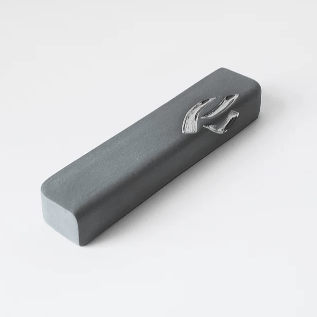 Yahalomis - Small Ceramic Mezuzah Case with Silver by Yahalomis - (Choice of Color) - ModernTribe