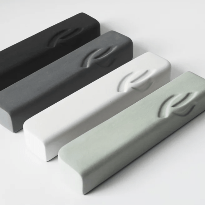 Yahalomis - Small Ceramic Mezuzah Case by Yahalomis - (Choice of Color) - ModernTribe