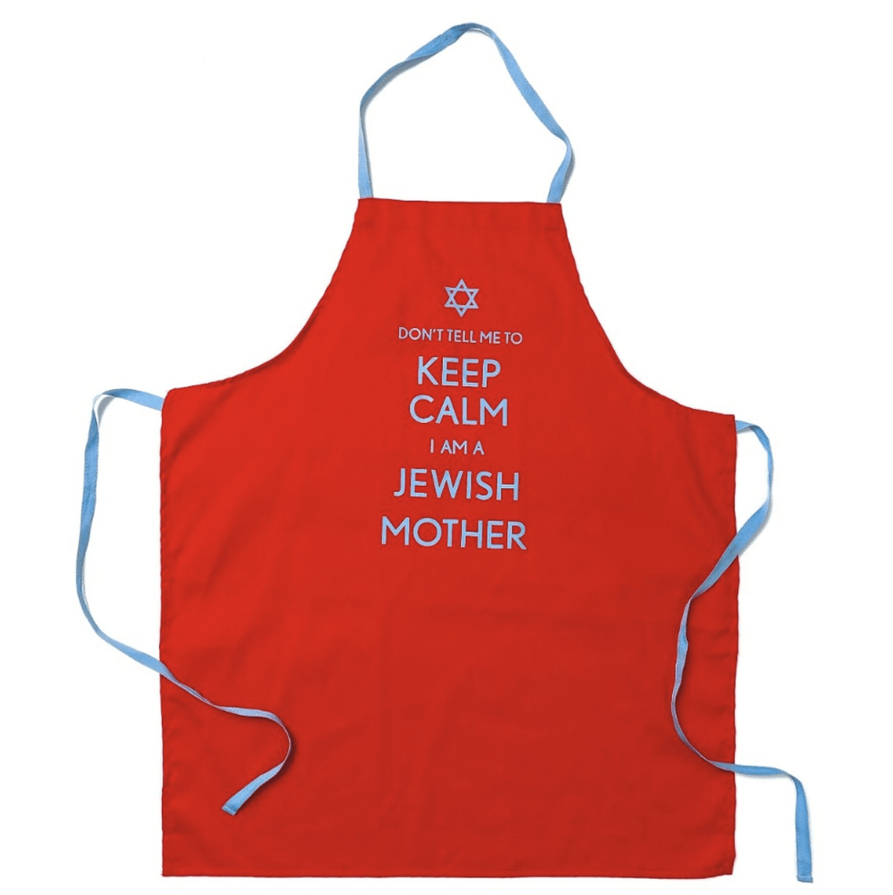 Barbara Shaw - Don't Tell Me to Keep Calm, I'm a Jewish Mother Apron - Red - ModernTribe