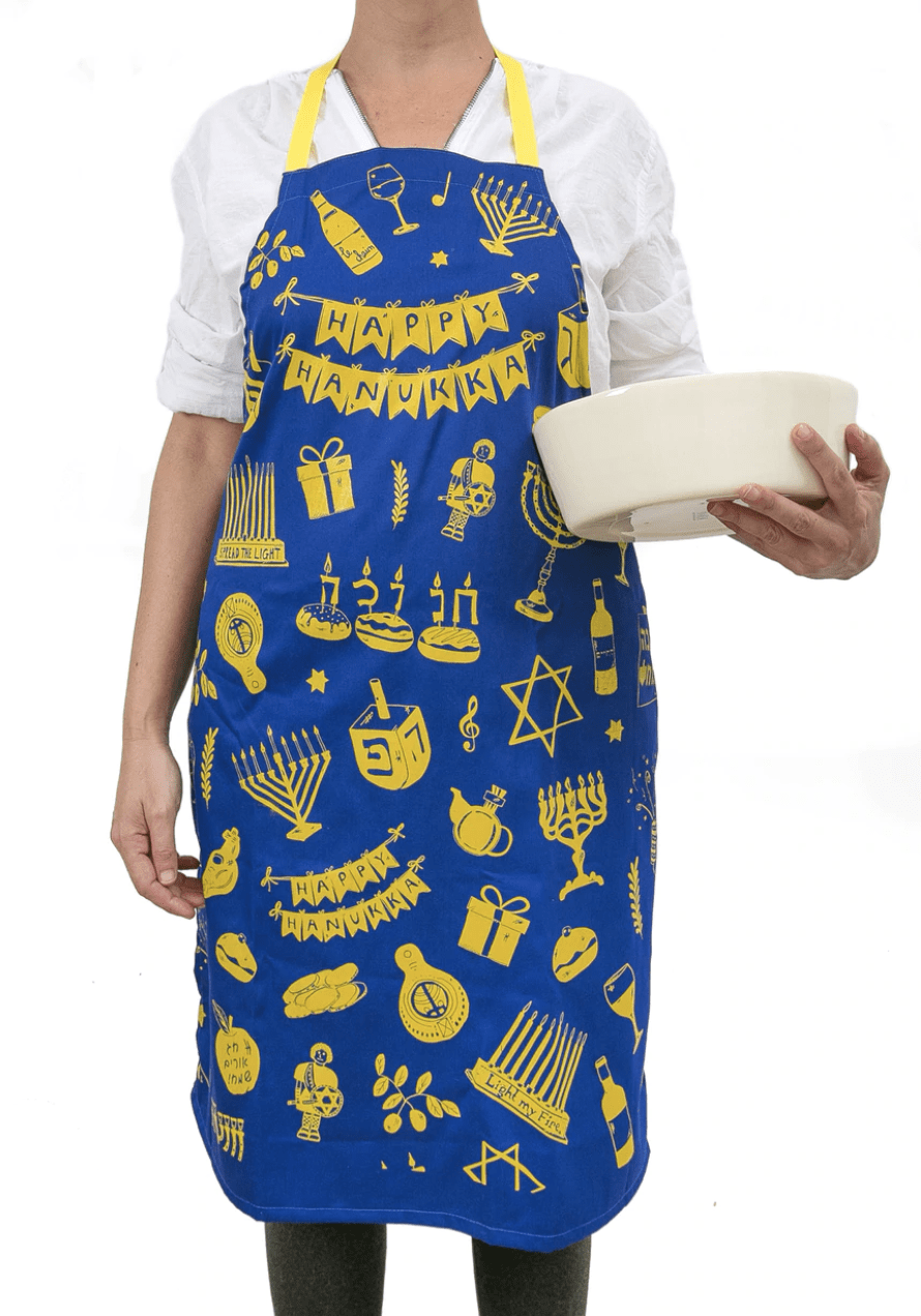 Barbara Shaw - Hanukka Decorations Apron by Barbara Shaw - ModernTribe