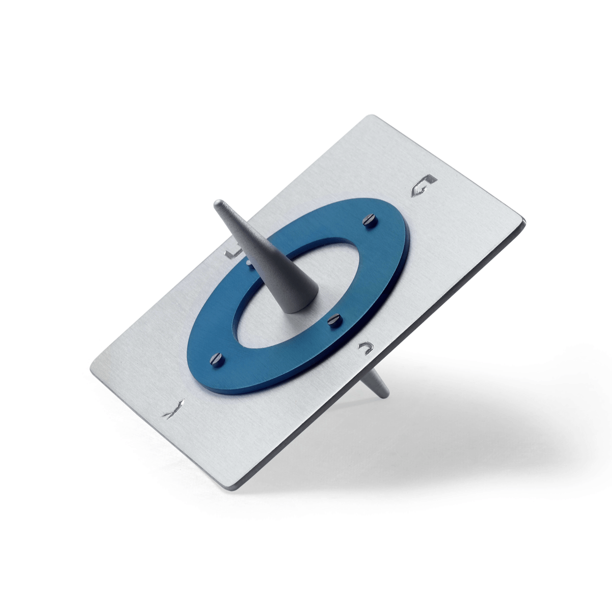 Laura Cowan - Blue Square Saturn Dreidel by Laura Cowan - ModernTribe
