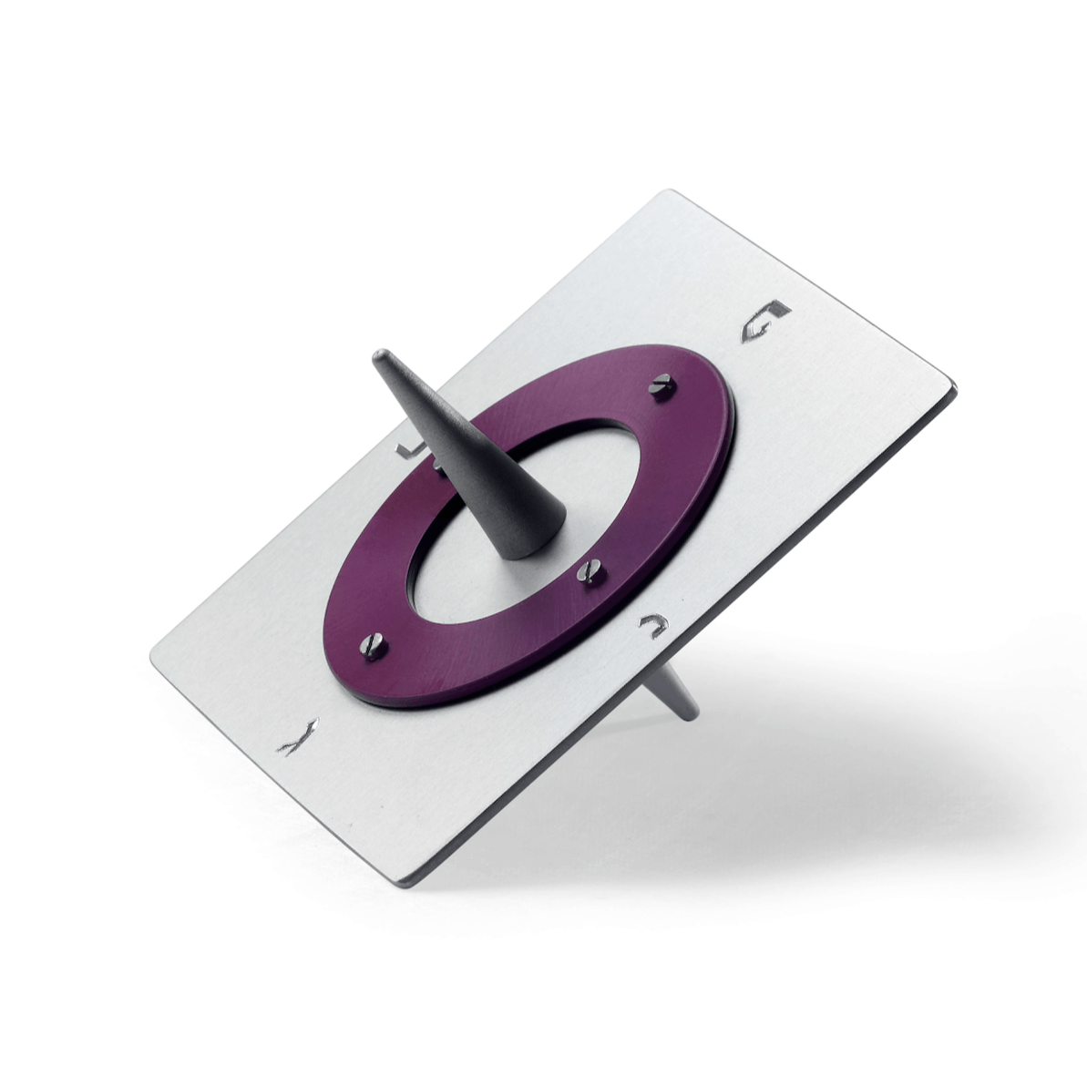Laura Cowan - Purple Square Saturn Dreidel by Laura Cowan - ModernTribe