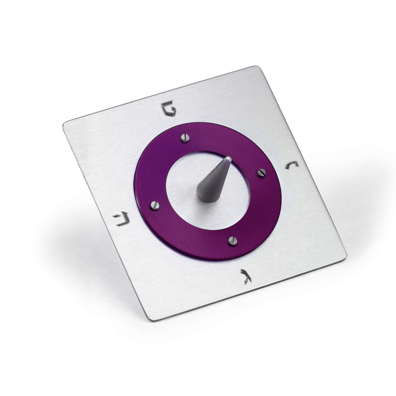 Laura Cowan - Purple Square Saturn Dreidel by Laura Cowan - ModernTribe
