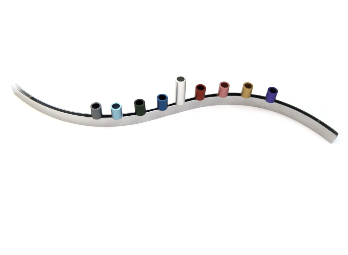 Laura Cowan - Slide Magnetic Menorah by Laura Cowan - ModernTribe