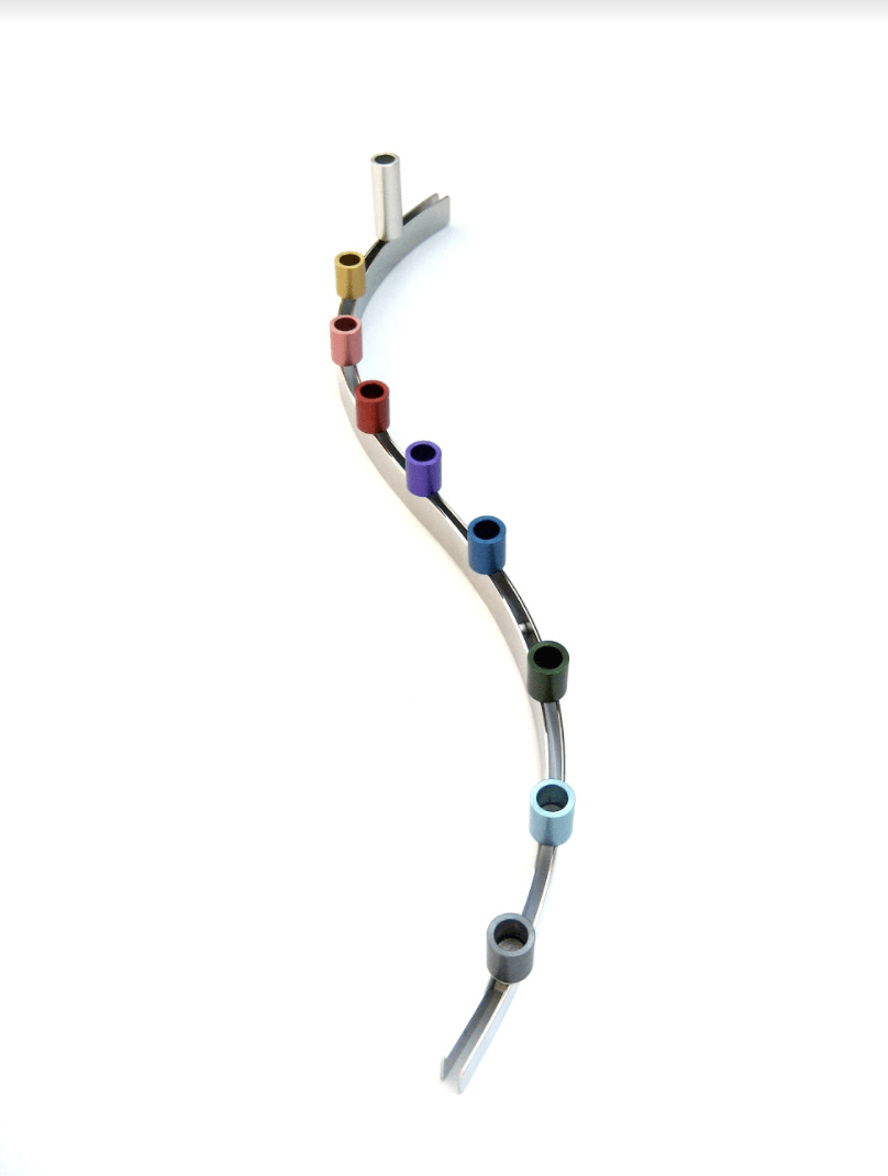 Laura Cowan - Slide Magnetic Menorah by Laura Cowan - ModernTribe