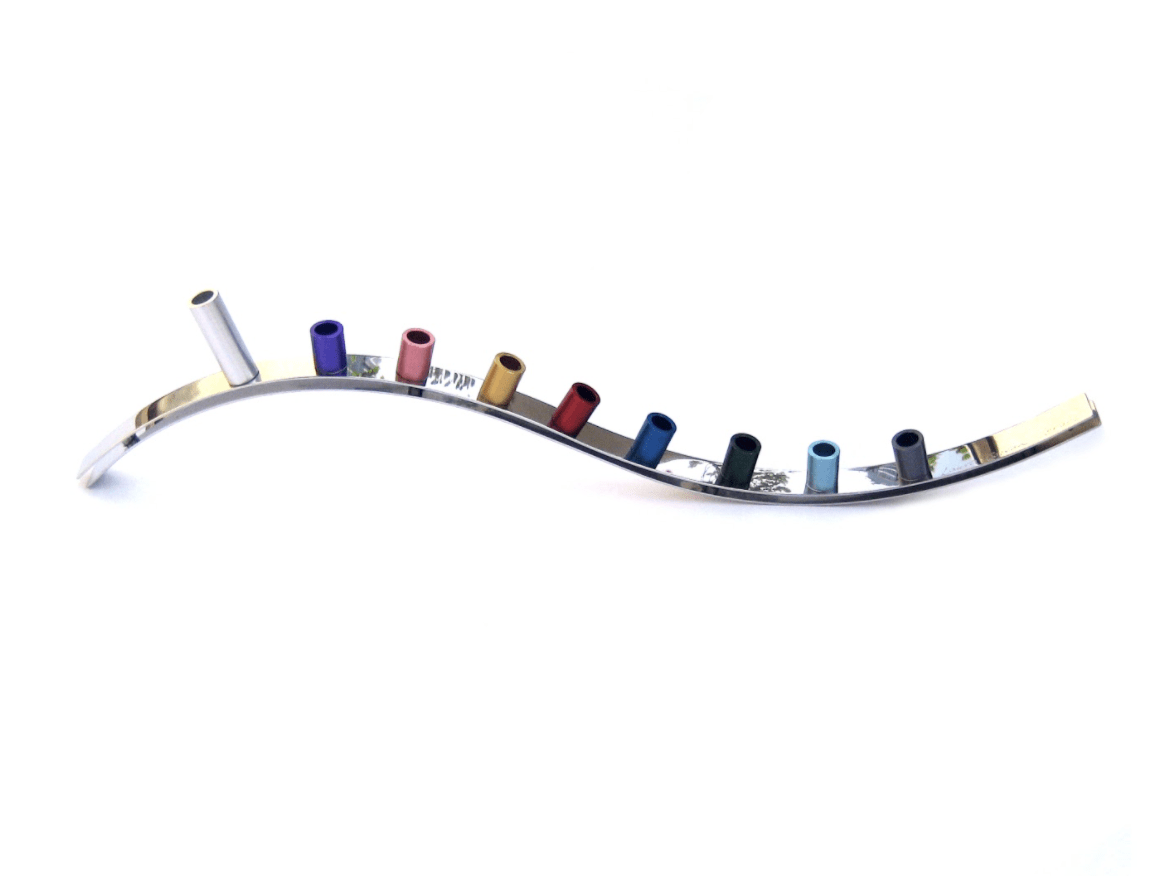 Laura Cowan - Slide Magnetic Menorah by Laura Cowan - ModernTribe