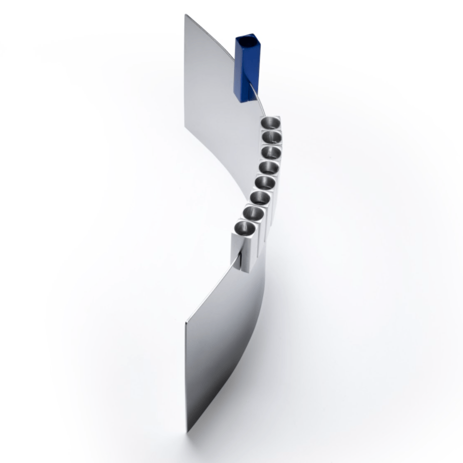 Laura Cowan - Tel Aviv CITY Menorah by Laura Cowan - Magenta, Cobalt or Silver - ModernTribe