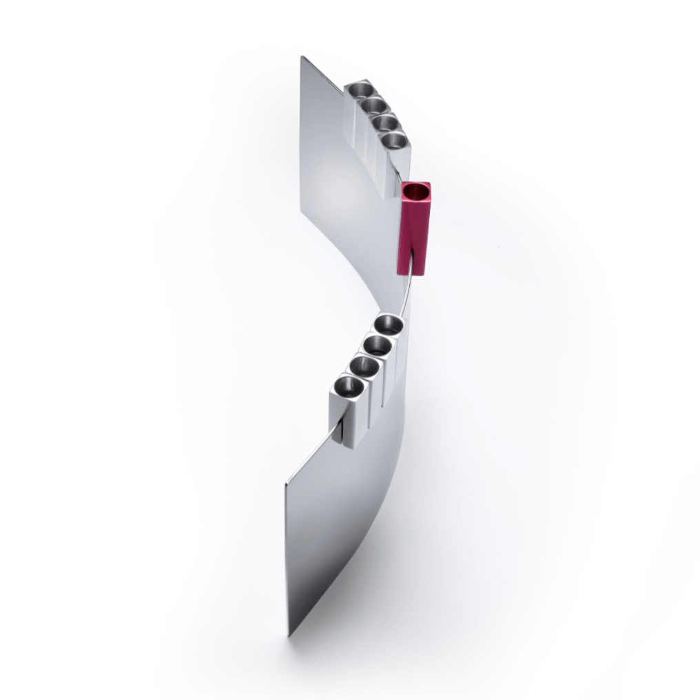 Laura Cowan - Tel Aviv CITY Menorah by Laura Cowan - Magenta, Cobalt or Silver - ModernTribe