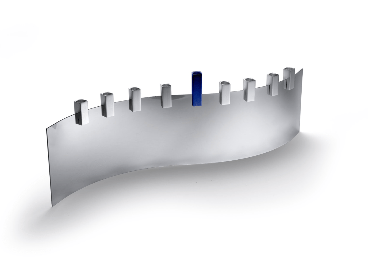 Laura Cowan - Tel Aviv SEA Menorah by Laura Cowan - Magenta, Cobalt or Silver - ModernTribe