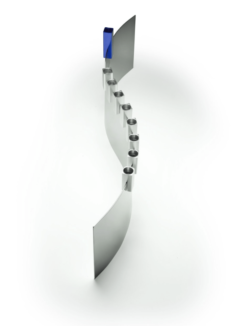 Laura Cowan - Tel Aviv SEA Menorah by Laura Cowan - Magenta, Cobalt or Silver - ModernTribe