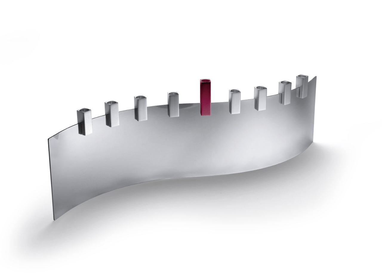Laura Cowan - Tel Aviv SEA Menorah by Laura Cowan - Magenta, Cobalt or Silver - ModernTribe