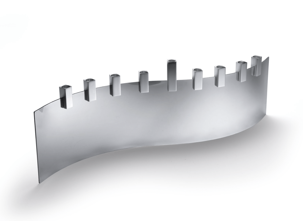 Laura Cowan - Tel Aviv SEA Menorah by Laura Cowan - Magenta, Cobalt or Silver - ModernTribe
