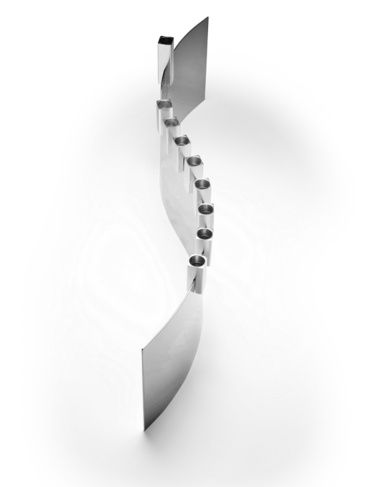 Laura Cowan - Tel Aviv SEA Menorah by Laura Cowan - Magenta, Cobalt or Silver - ModernTribe