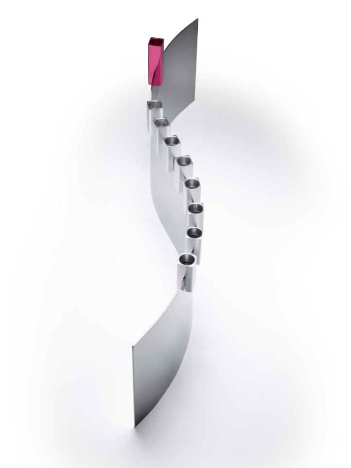 Laura Cowan - Tel Aviv SEA Menorah by Laura Cowan - Magenta, Cobalt or Silver - ModernTribe