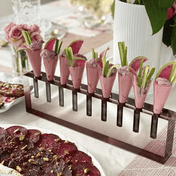 Apeloig Collection Menorahs Acrylic Oil Menorah - (Choice of Colors)