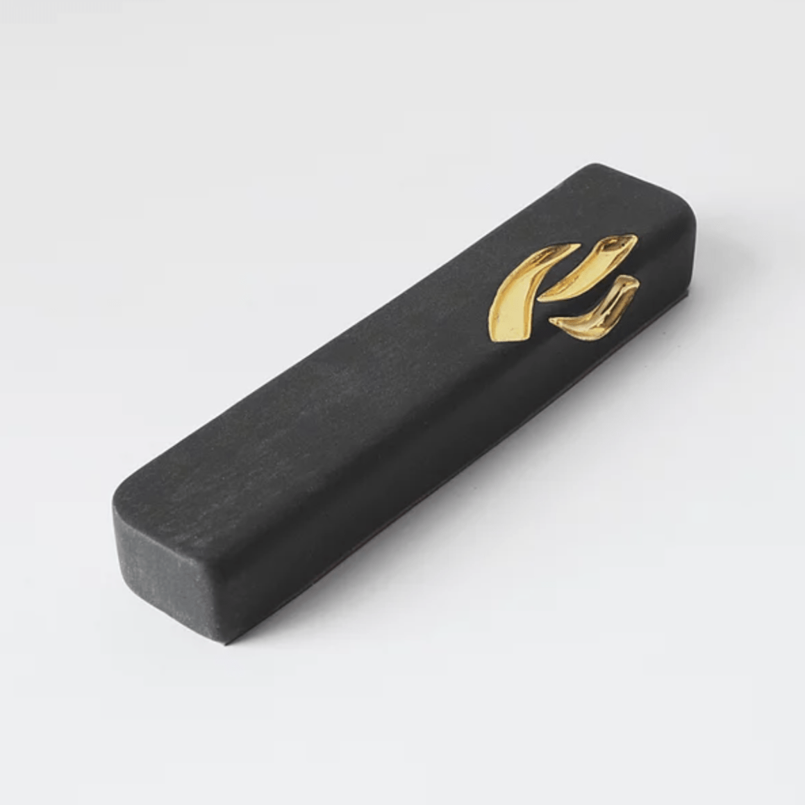 Yahalomis - Medium Ceramic Mezuzah Case with Gold by Yahalomis - (Choice of Color) - ModernTribe