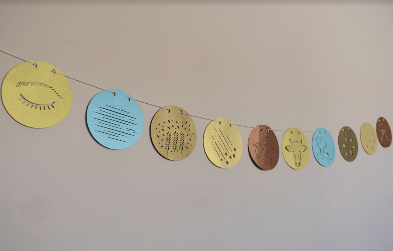 The KitCut - Passover 10 Plagues Garland - ModernTribe
