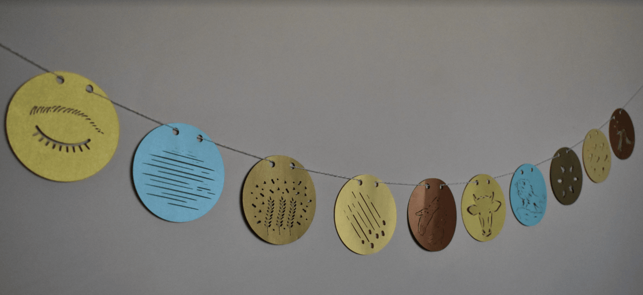 The KitCut - Passover 10 Plagues Garland - ModernTribe