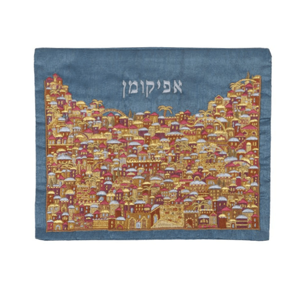 Yair Emanuel - Multicolored Jerusalem Afikomen Bag by Yair Emanuel - ModernTribe