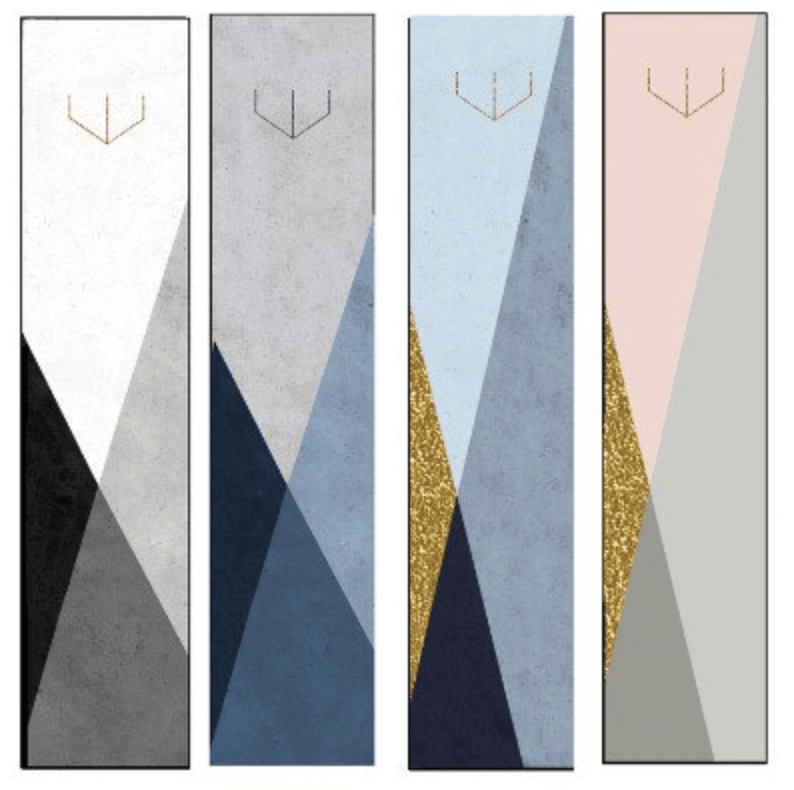 Gala Studio - Modern Geometric Mezuzah by Gala Studio - Gray, Blue, Light Blue or Pink - ModernTribe