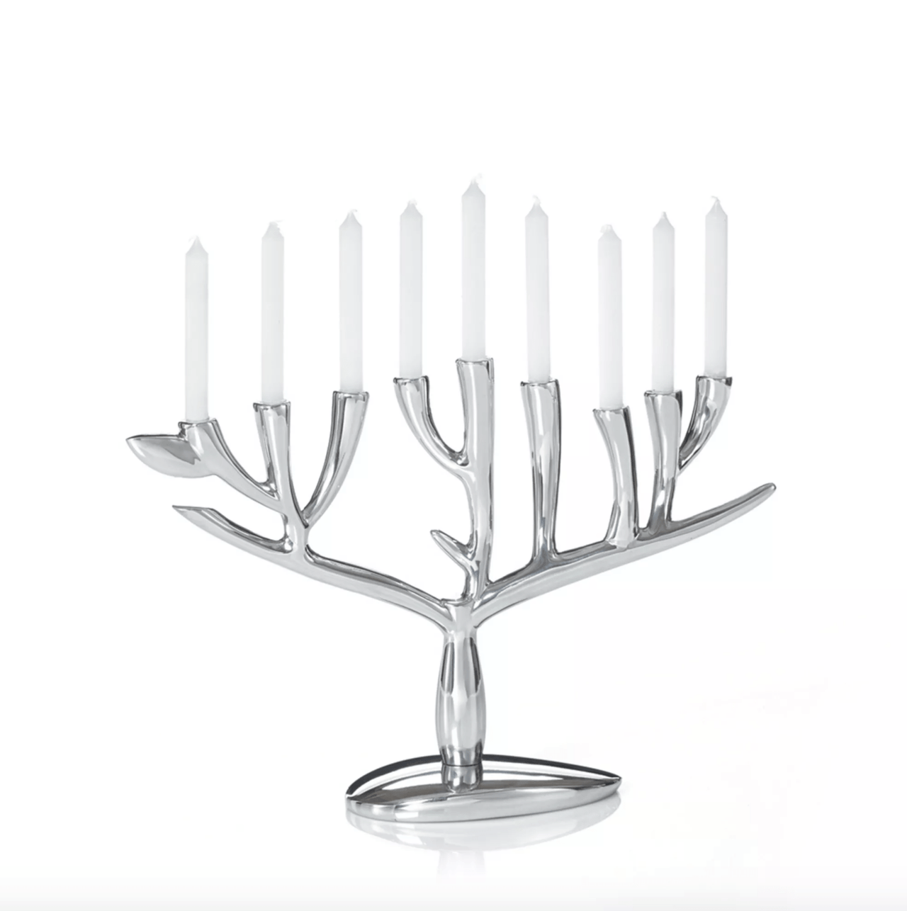 Nambé - Tree of Life Menorah by Nambé - ModernTribe