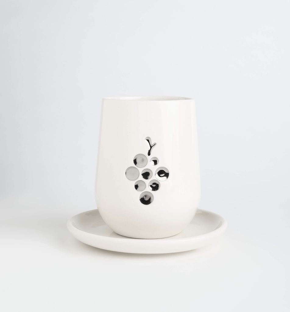 Yahalomis - Fruit of the Vine Kiddush Cup by Yahalomis - Silver - ModernTribe