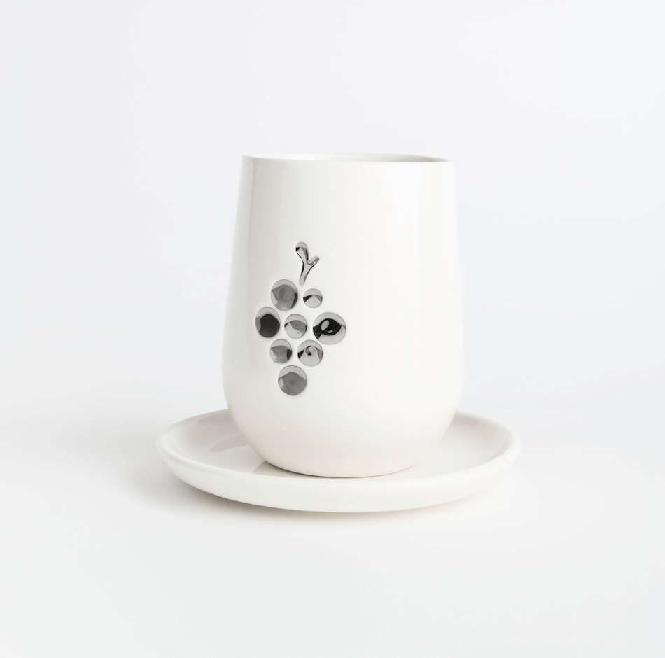 Yahalomis - Fruit of the Vine Kiddush Cup by Yahalomis - Silver - ModernTribe