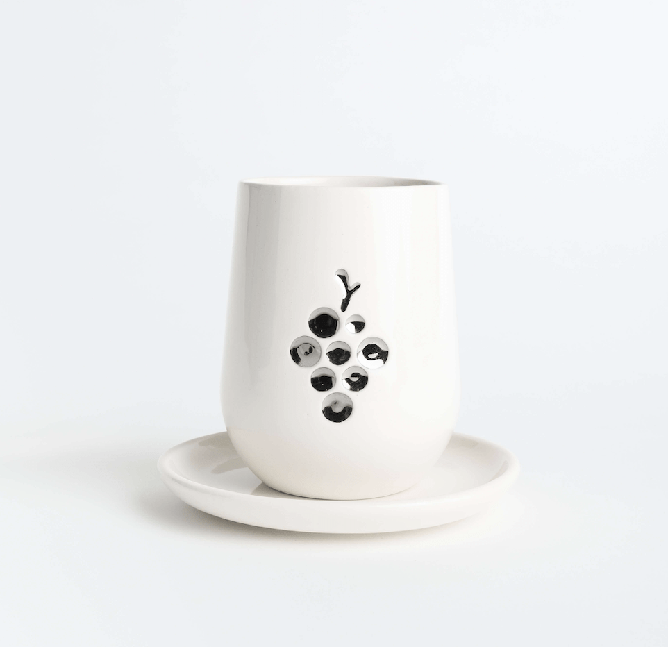 Yahalomis - Fruit of the Vine Kiddush Cup by Yahalomis - Silver - ModernTribe
