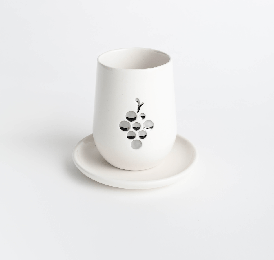 Yahalomis - Fruit of the Vine Kiddush Cup by Yahalomis - Silver - ModernTribe