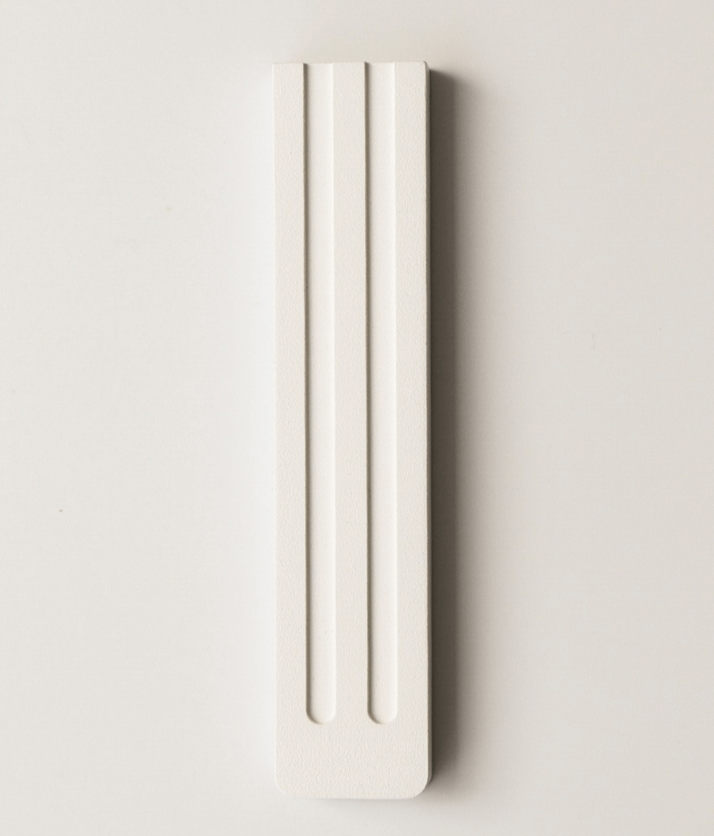 JUDA TLV - White Aluminum Mezuzah Case by JUDA TLV - ModernTribe