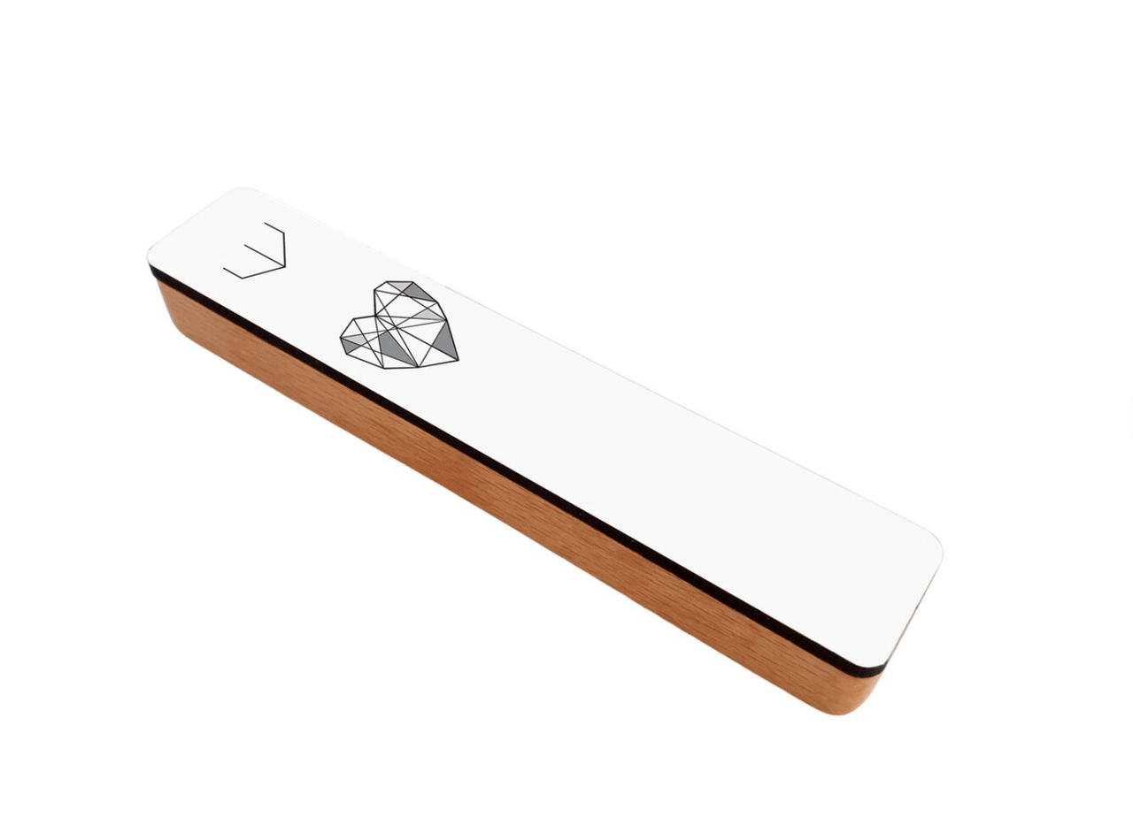 Gala Studio - Geometric Heart Mezuzah by Gala Studio - ModernTribe