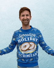 ModernTribe Sweaters Unisex Holiday Schmear Sweater - by Tipsy Elves + ModernTribe