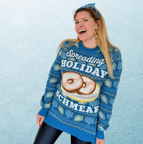 Unisex Spreading Holiday Schmear Sweater - (Sizes XS - 5XL)