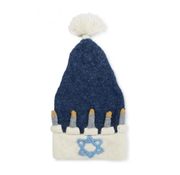 Peruvian Trading Company Hats One Size Handcrafted Knit Menorah Hat