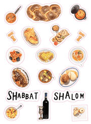 Artisan Books The Jewish Foods Sticker Book